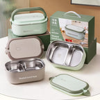 1L Electric Heated Lunch Box with Stainless Steel Food Container for Office, Home & Travel