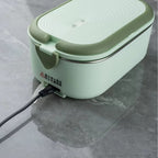 1L Electric Heated Lunch Box with Stainless Steel Food Container for Office, Home & Travel