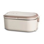 1L Electric Heated Lunch Box with Stainless Steel Food Container for Office, Home & Travel