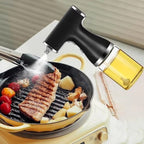 2-in-1 USB-C Rechargeable Electric Oil Sprayer & Dispenser 260ml for Cooking & BBQ