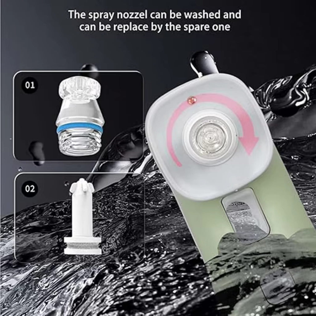 2-in-1 USB-C Rechargeable Electric Oil Sprayer & Dispenser 260ml for Cooking & BBQ