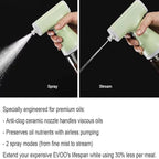 2-in-1 USB-C Rechargeable Electric Oil Sprayer & Dispenser 260ml for Cooking & BBQ