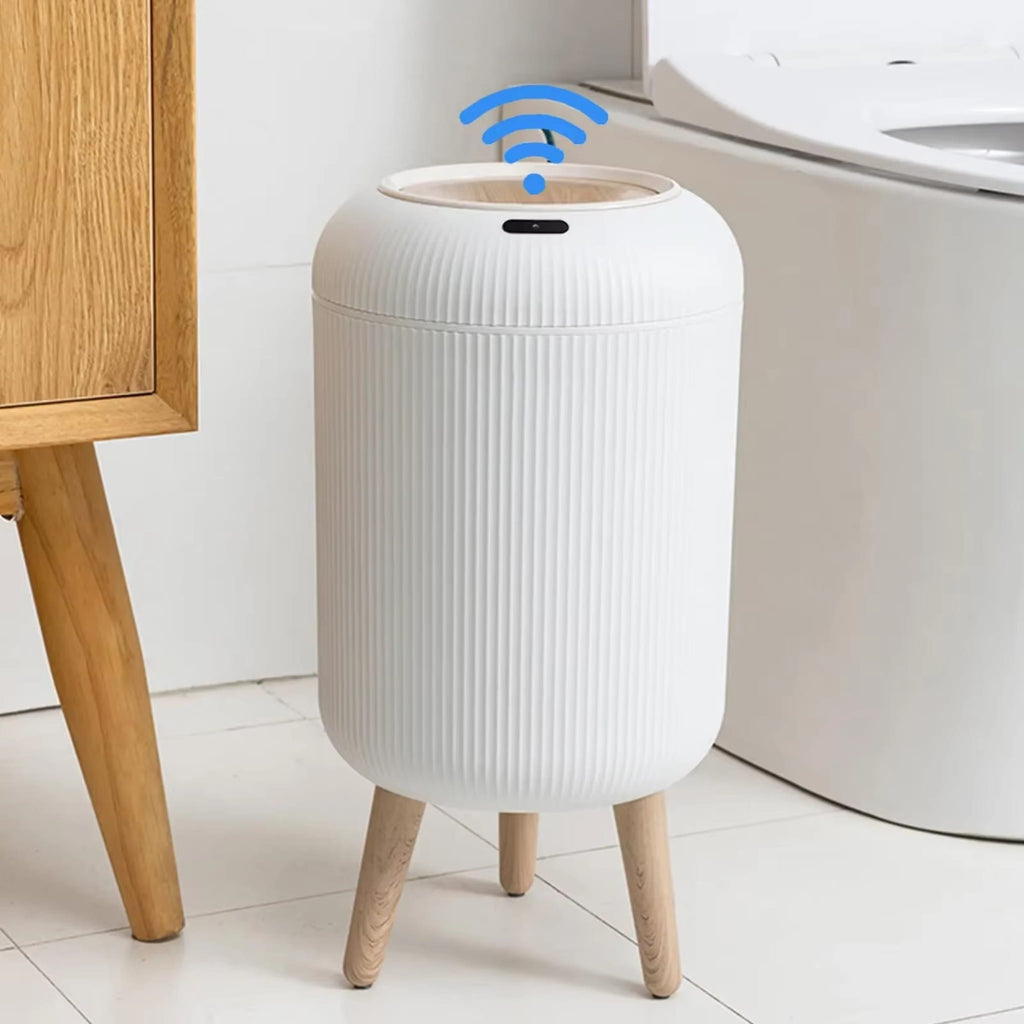 10L Automatic Smart Trash Can with Motion Sensor Lid for Kitchen, Bathroom & Bedroom