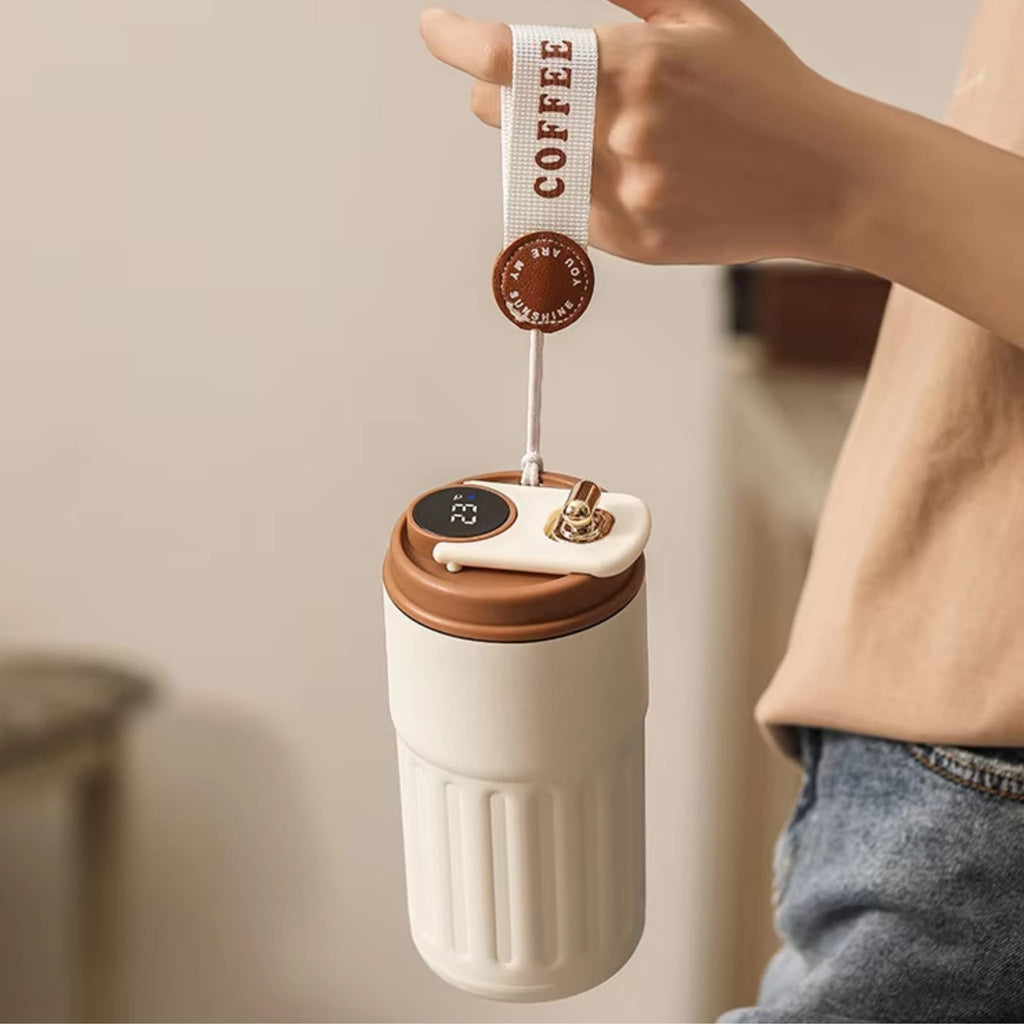 450ml Smart Temperature Display Vacuum Flask with 316 Stainless Steel Thermal Mug