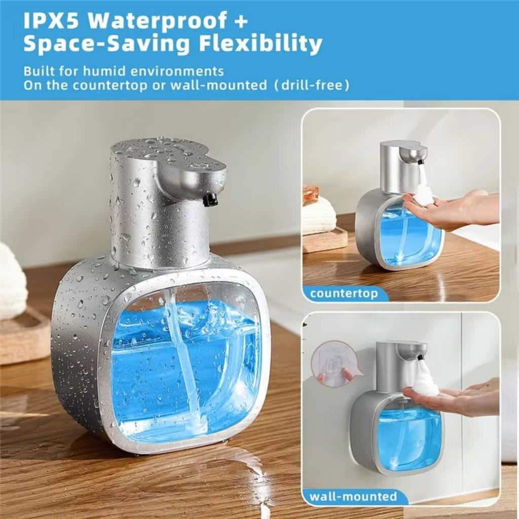 500ml Automatic Foam Soap Dispenser with Touchless Sensor & Rechargeable Design