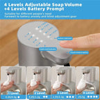 500ml Automatic Foam Soap Dispenser with Touchless Sensor & Rechargeable Design