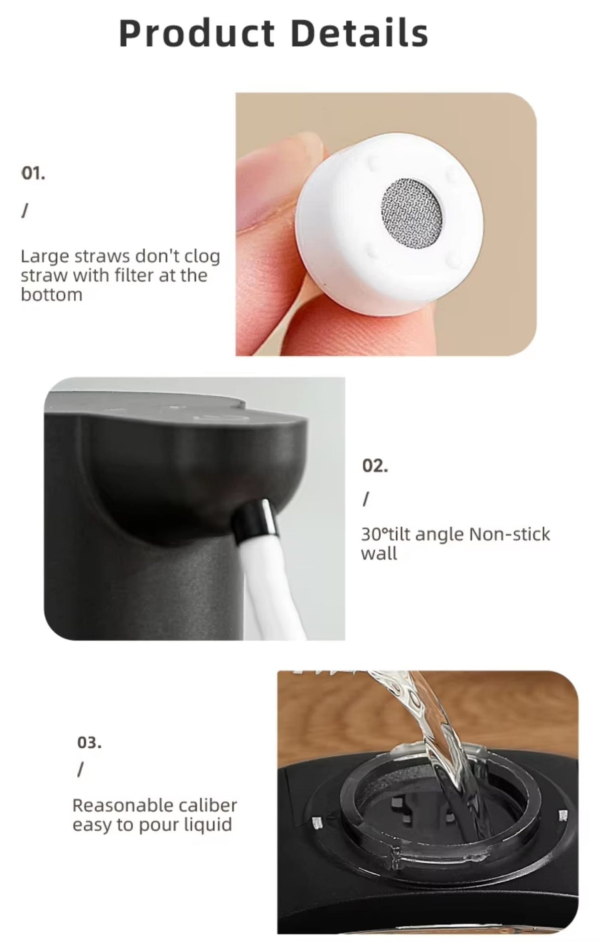 500ml Automatic Foam Soap Dispenser with Touchless Sensor & Rechargeable Design