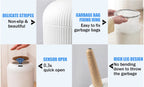 10L Automatic Smart Trash Can with Motion Sensor Lid for Kitchen, Bathroom & Bedroom