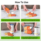Rechargeable Automatic Vacuum Sealer with Electric Air Pump for Food Storage Bags1