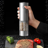 Electric Salt & Pepper Grinder Set with Charging Base & Adjustable Coarseness Rechargeable