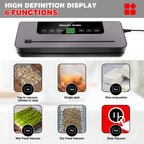 Food Vacuum Sealer Machine with Built-in Cutter & 5 Sealing Modes