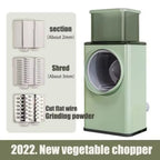 Manual Vegetable Cutter, Slicer, Grater & Shredder for Kitchen Prep 4-in-1