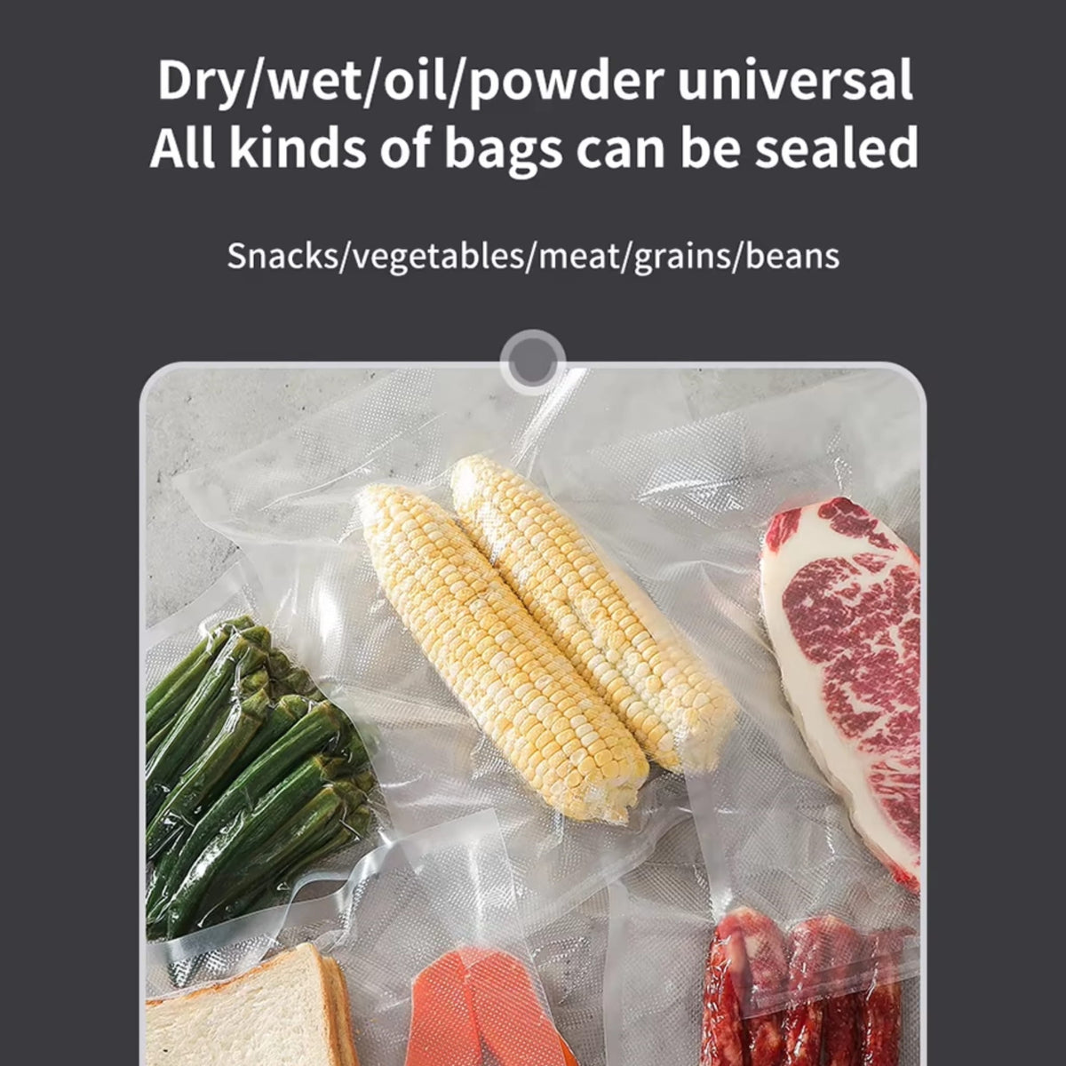Portable Mini Vacuum Sealer Machine for Food Packaging & Fresh Storage