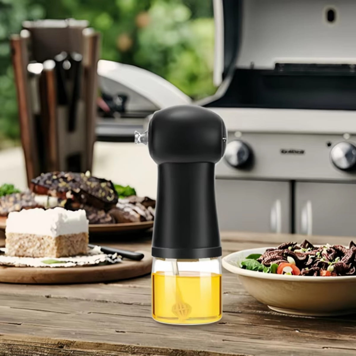 Rechargeable Electric Olive Oil Sprayer & Dispenser for Cooking, BBQ & Air Fryer