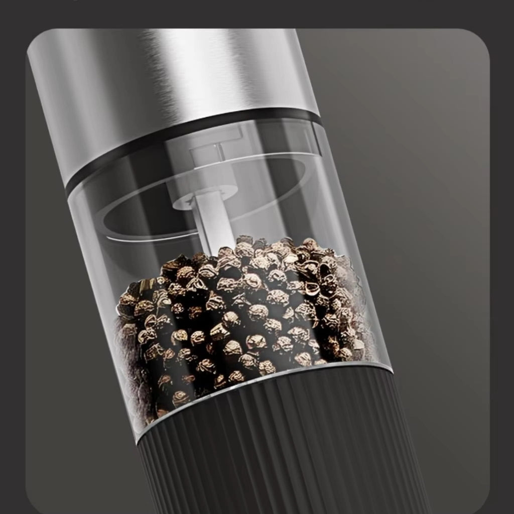 Rechargeable Electric Salt & Pepper Grinder with Adjustable Coarseness