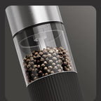 Rechargeable Electric Salt & Pepper Grinder with Adjustable Coarseness
