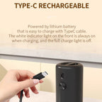 Rechargeable Electric Salt & Pepper Grinder with Adjustable Coarseness