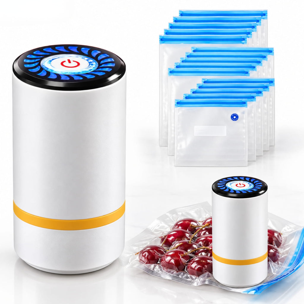 Rechargeable Automatic Vacuum Sealer with Electric Air Pump for Food Storage Bags1