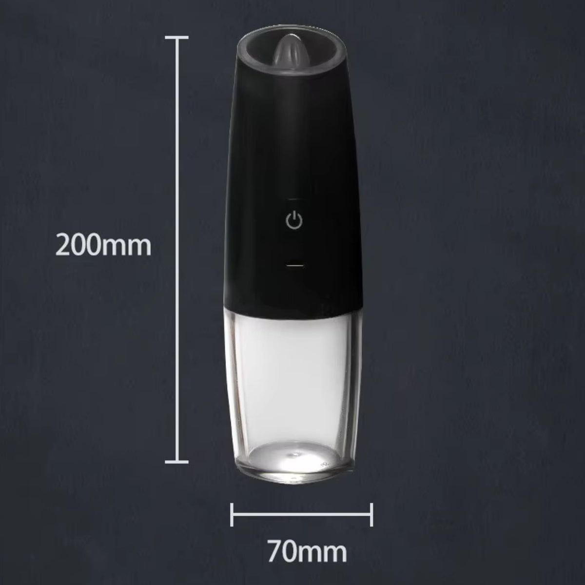 USB Rechargeable Electric Salt & Pepper Grinder with Adjustable Coarseness & Large Capacity